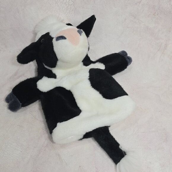 Cow Long Sleeve Glove Puppet by The Puppet Company - Picture 1 of 7